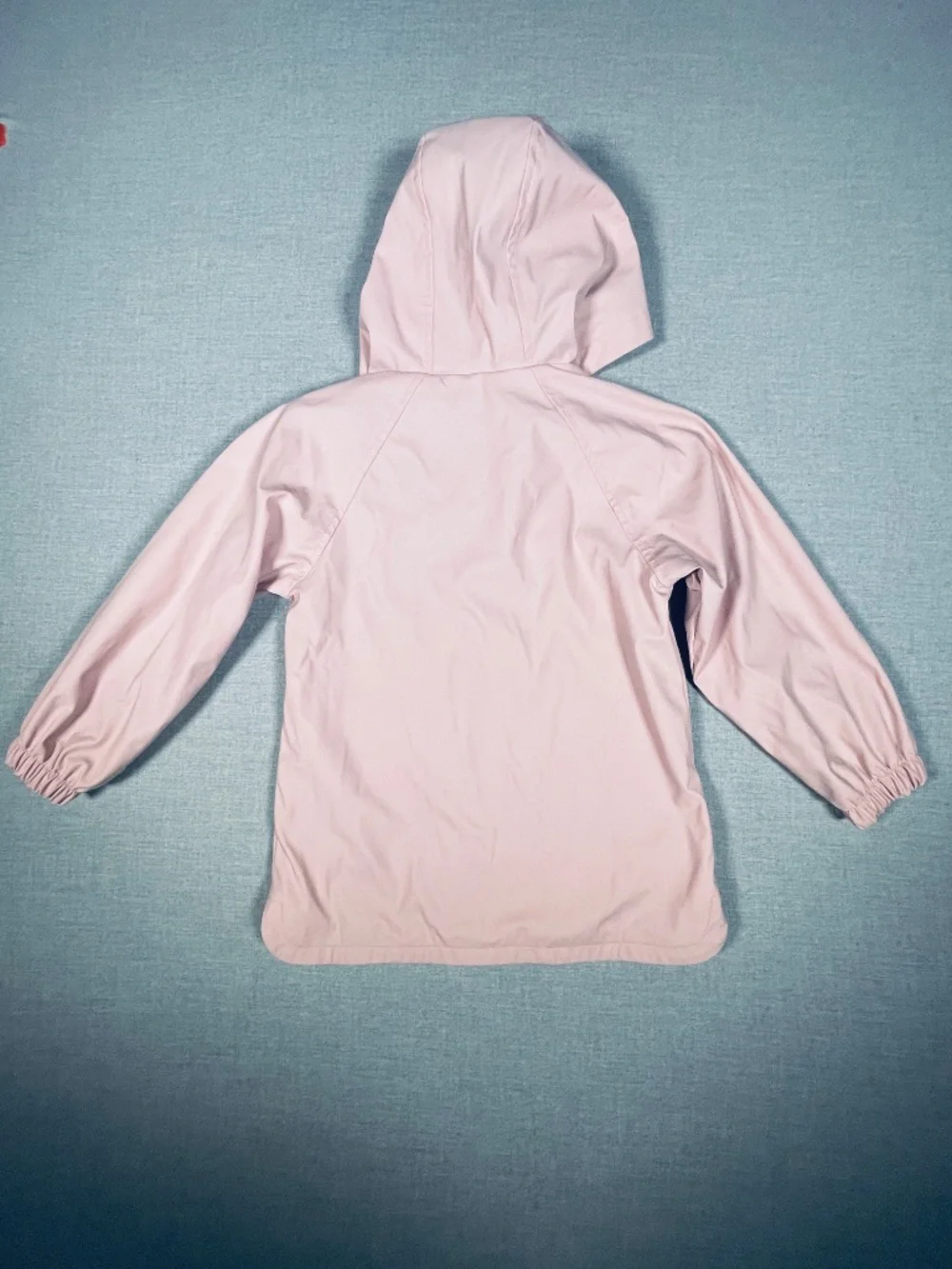 Old Navy Toddler Girls Pink Rain Jacket Terry Lined Hooded Water Resistant 5T